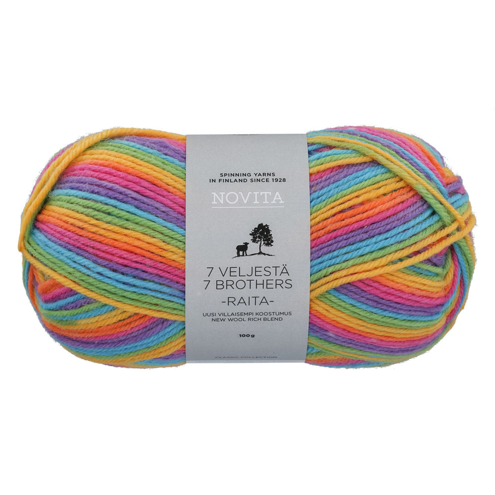 7 Veljestä Raita col. 980 Regenbogen 200 m 100 g