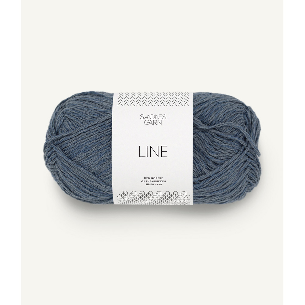 Wolle Sandnes Garn dark greyblue Line 110m 50g
