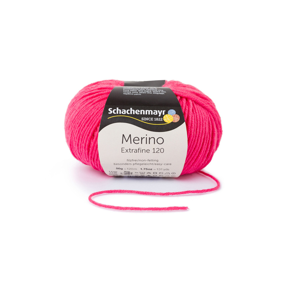 Wolle Schachenmayr azalee Merino Extrafine  120m 50g