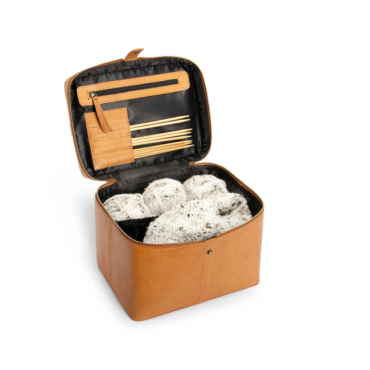 Leder Kulturtasche Lexi Whisky