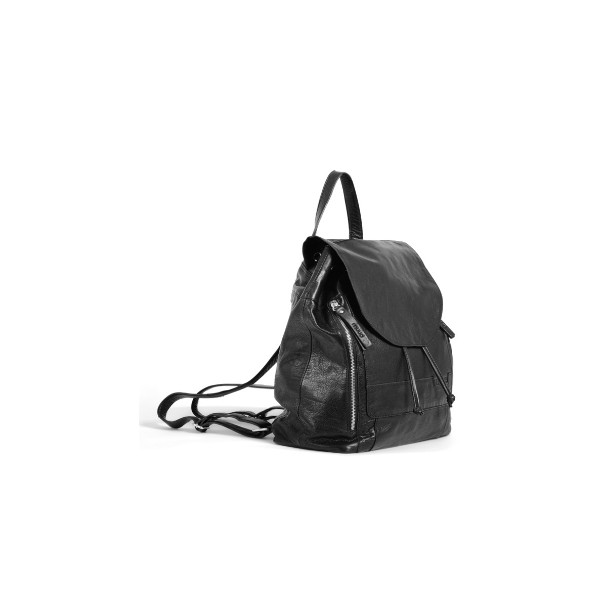 Lederrucksack Gimo Black
