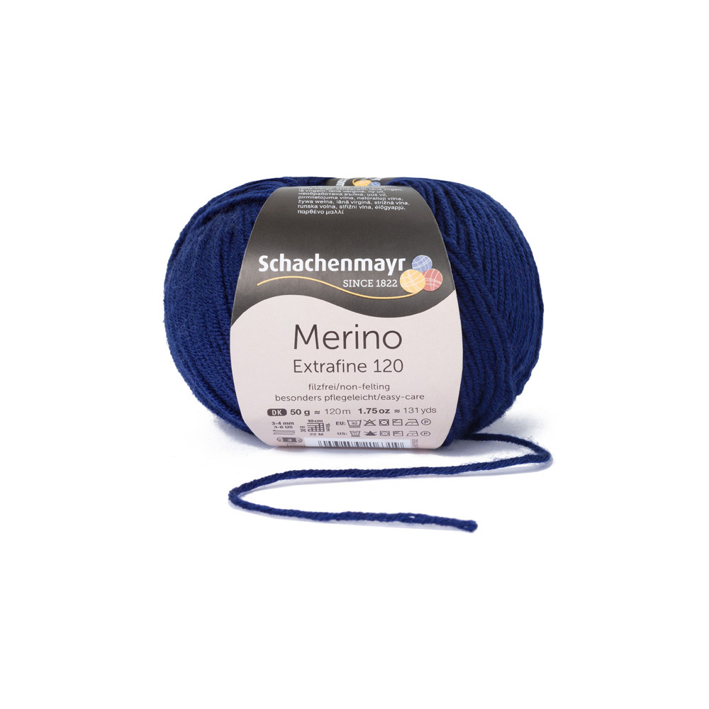 Wolle Schachenmayr deep blue Merino Extrafine  120m 50g