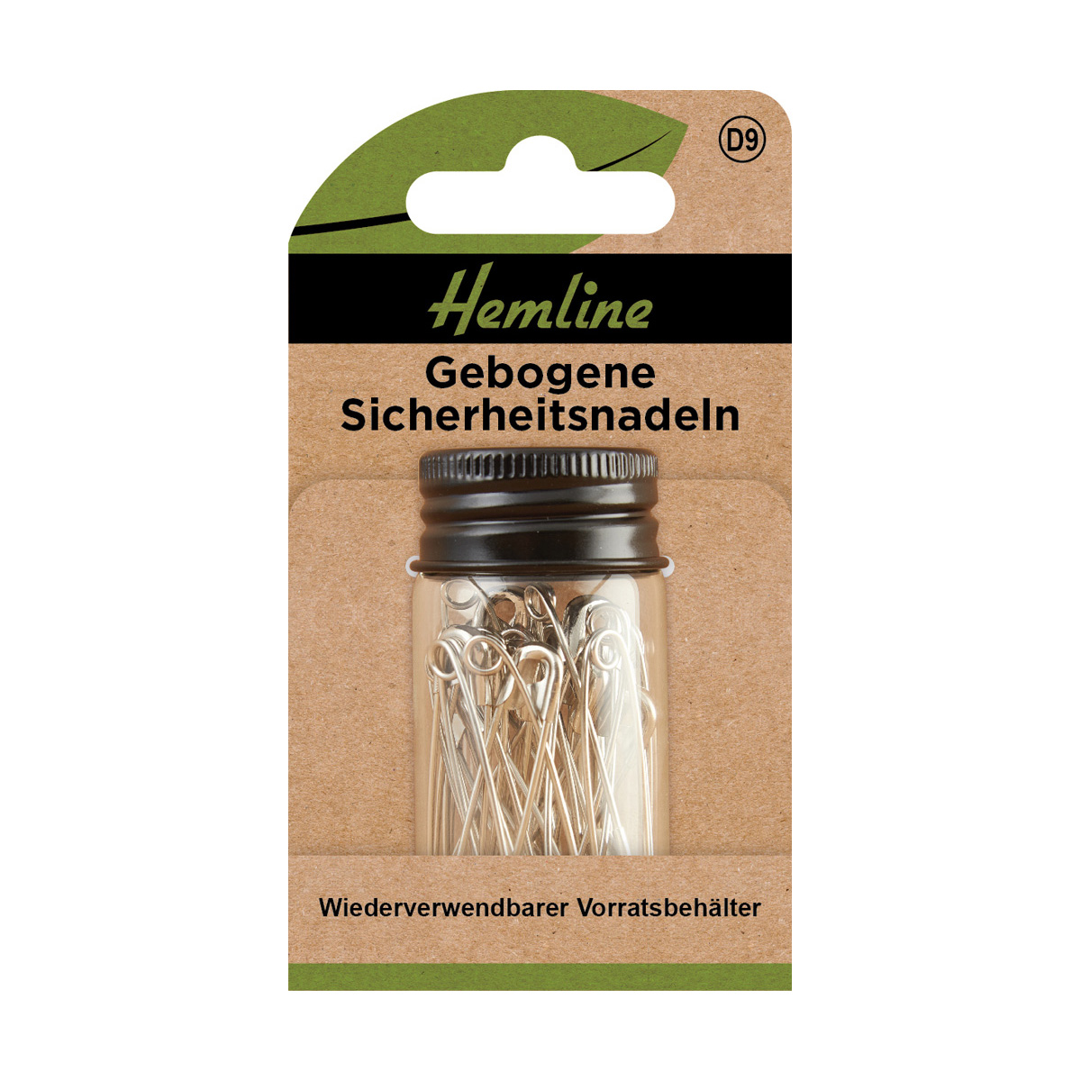 Sicherheitsnadeln 38 mm silber 30 St