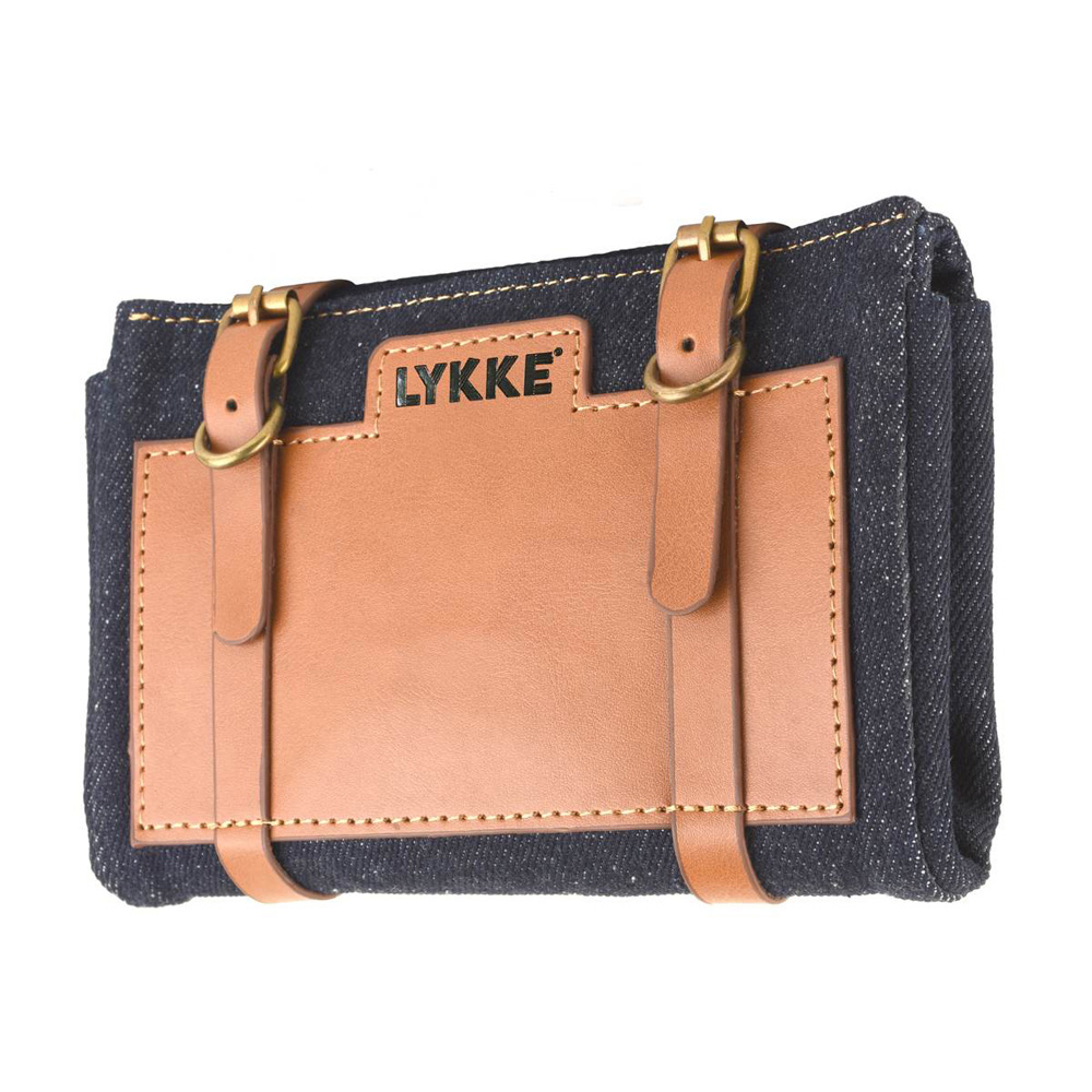 Nadeltasche für auswechselbare Nadelspitzen camel 13 cm