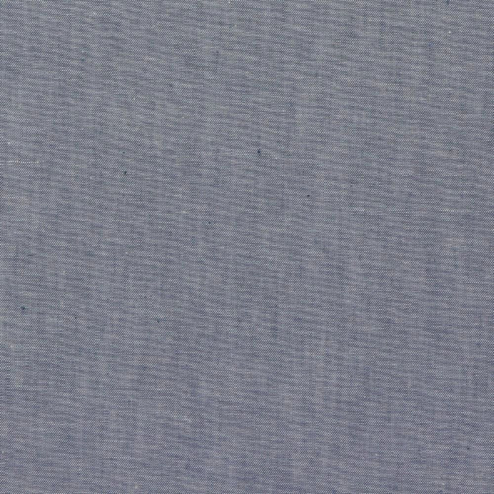 Baumwolle Uni Poplin Yarn Dyed 110 g/m² ca.144 cm col. 047 blau