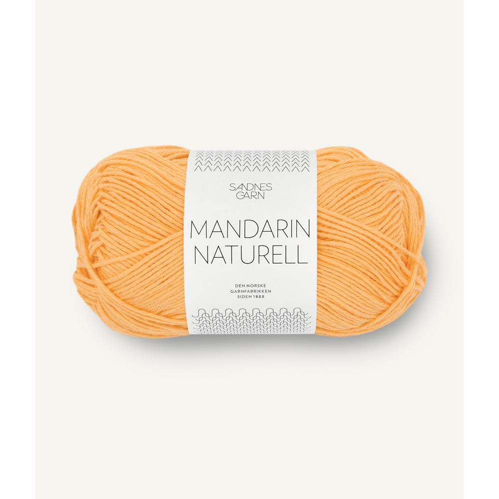 Wolle Sandnes Garn yellow Mandarin Naturell 130m 50g