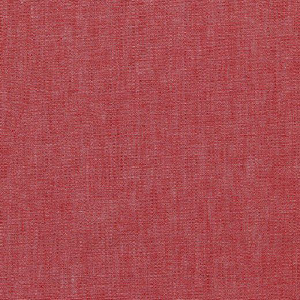 Baumwolle Uni Poplin Yarn Dyed 110 g/m² ca.144 cm col. 002 rot