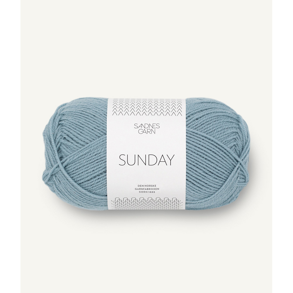 Wolle Sandnes Garn ice blue Sunday 235m 50g