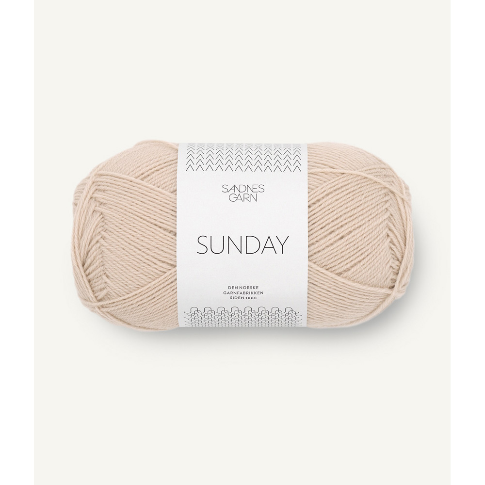 Wolle Sandnes Garn marsipan Sunday 235m 50g
