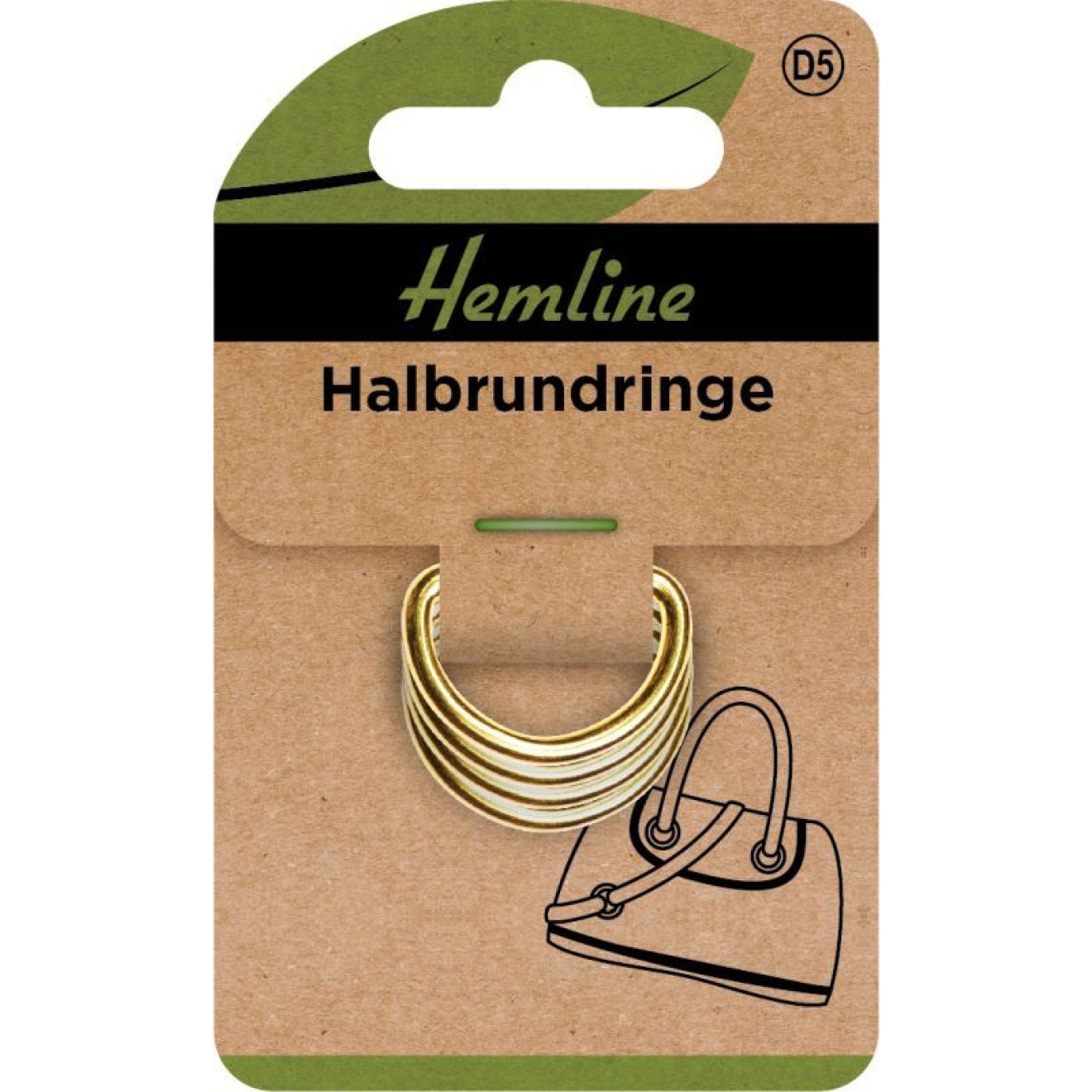 D-Ringe 20 mm gold 4 St