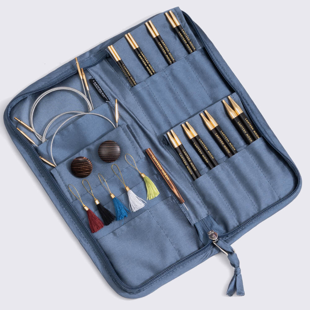 Nadelset austauschbare Rundstricknadeln 3,00 - 8,00 mm 13 cm