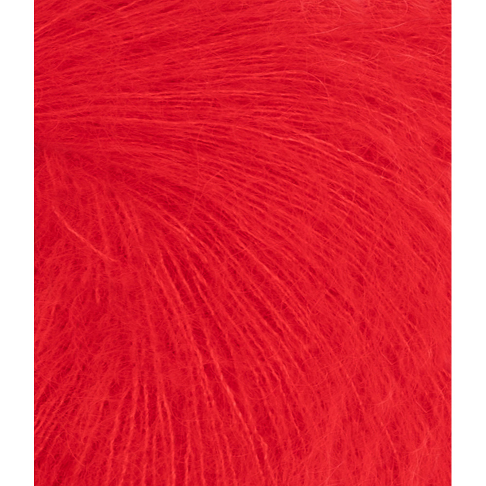 Wolle Sandnes Garn scarlet red Tynn Silk Mohair  212m 25g
