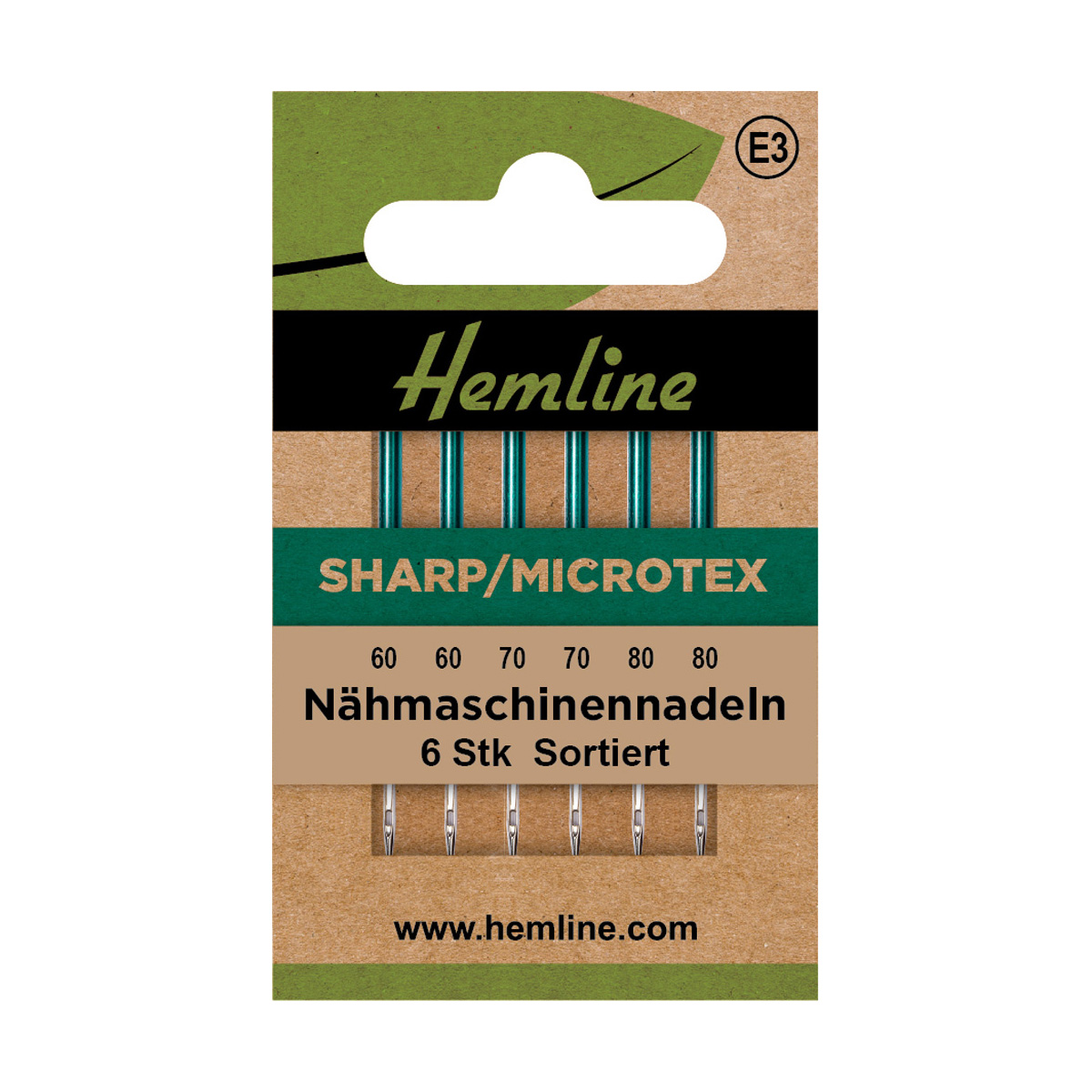 Nähmaschinennadeln Sharp/Microtex Sortiert