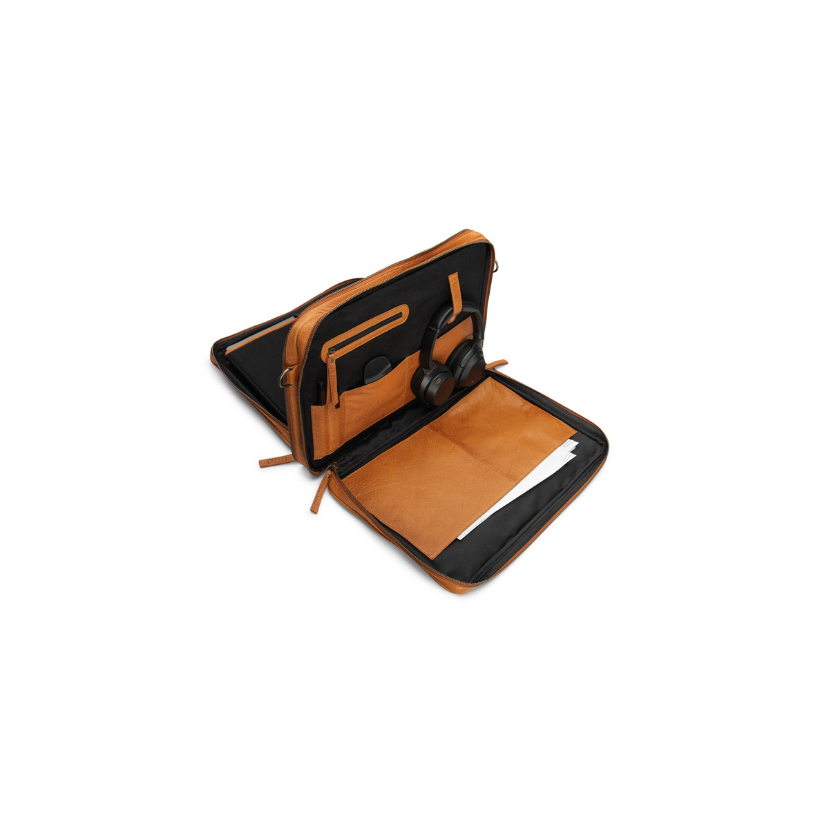 Lederhandtasche mit Henkel Drea Whisky