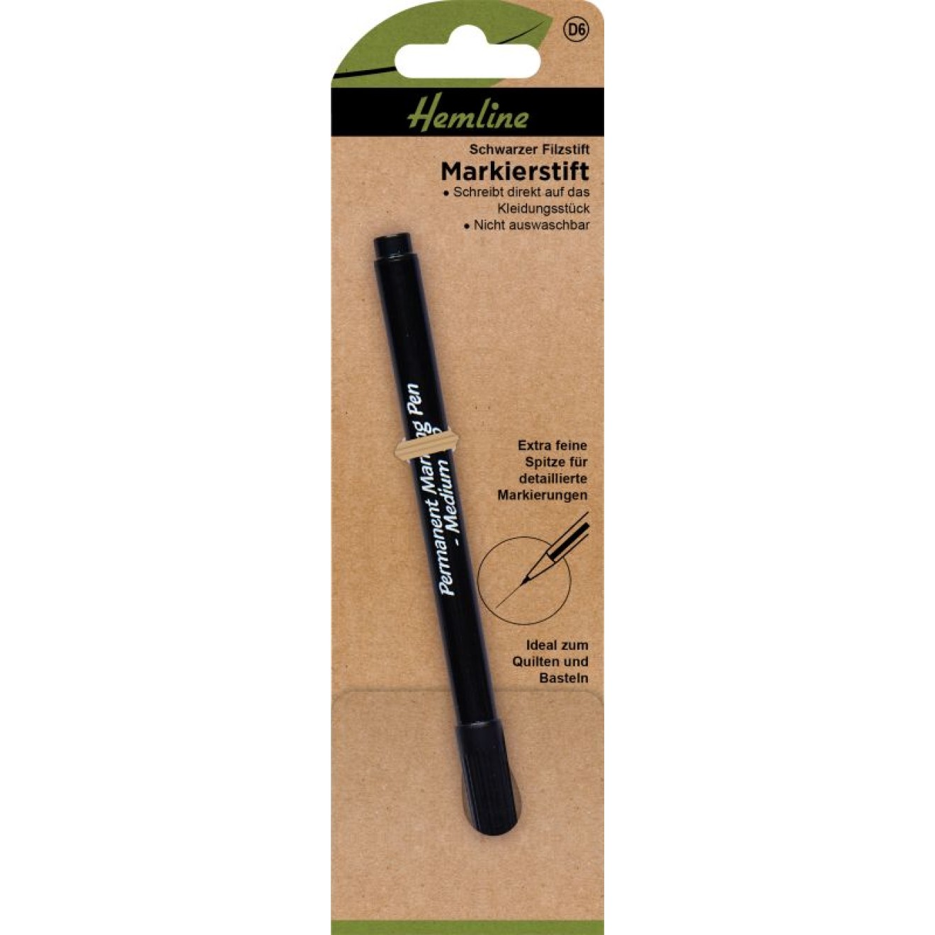 Markierstift  schwarz 1 St