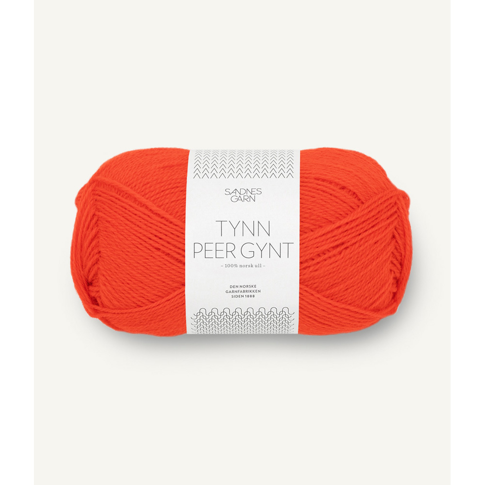 Wolle Sandnes Garn spicy orange Tynn Peer Gynt 205m 50g