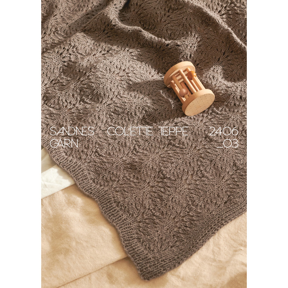 Anleitungsheft 2406 Baby Tepper Einzelanleitung 2406 Nr. 3 - Colette Decke- Englisch