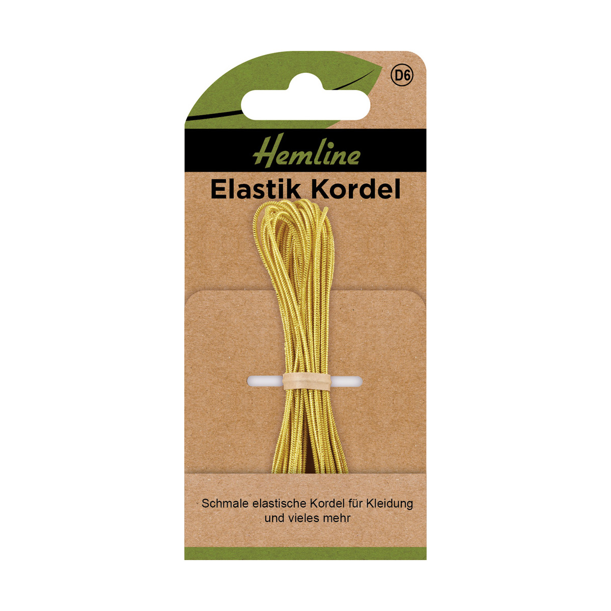 Elastik Kordel 1,3 mm x 4,5 m gold
