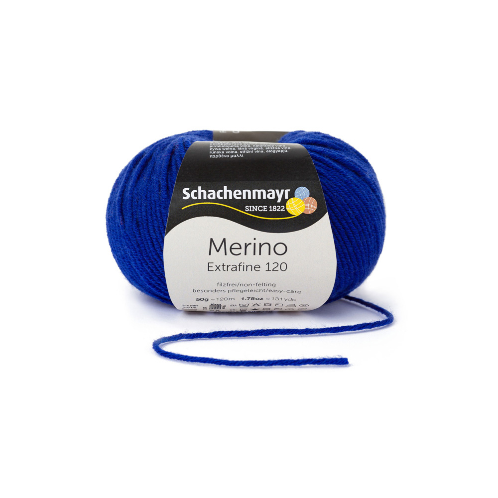 Wolle Schachenmayr enzian Merino Extrafine  120m 50g