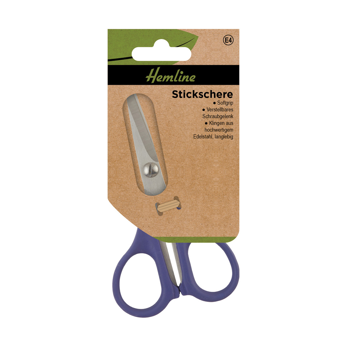 Schere Stickschere lila 120 mm 1 St