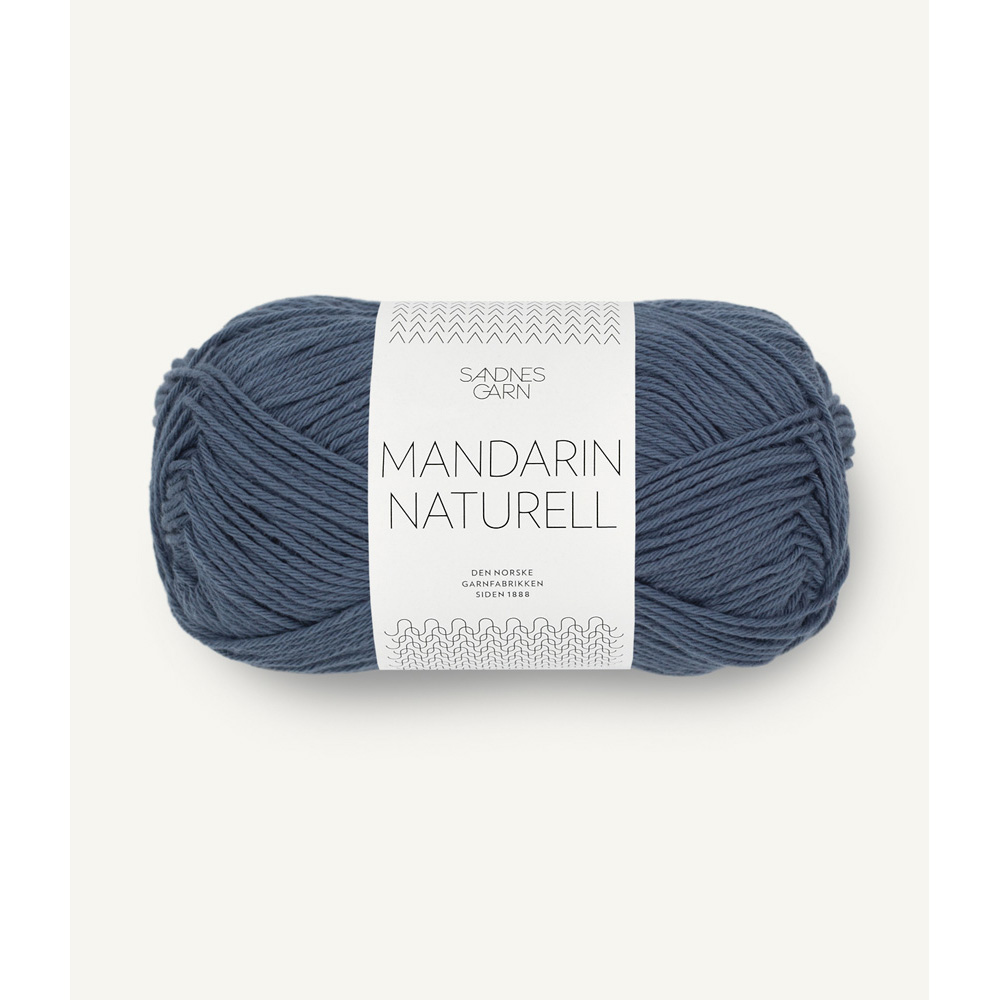 Wolle Sandnes Garn dark greyblue Mandarin Naturell 130m 50g