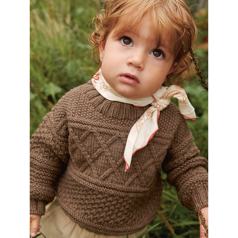 Anleitungsheft 2413 Myk Start Einzelanleitung 2413 Nr. 1 Guernsey Sweater Baby - Deutsch