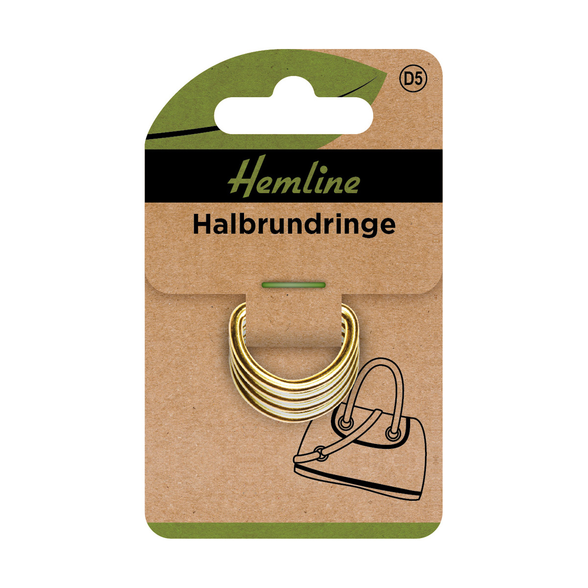 D-Ringe 20 mm gold 4 St