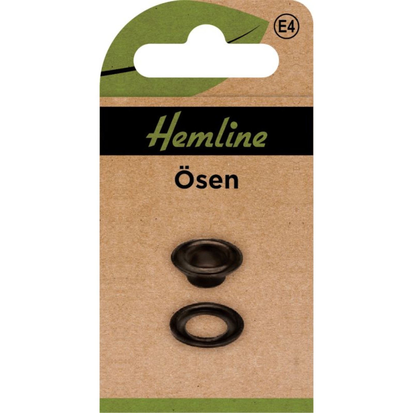 Ösen 8,7 mm schwarz 24 St