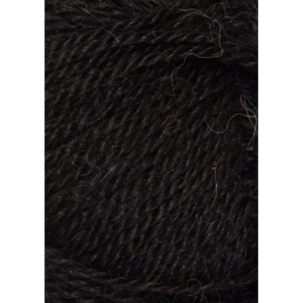 Wolle Sandnes Garn black Alpakka Silke 200m 50g