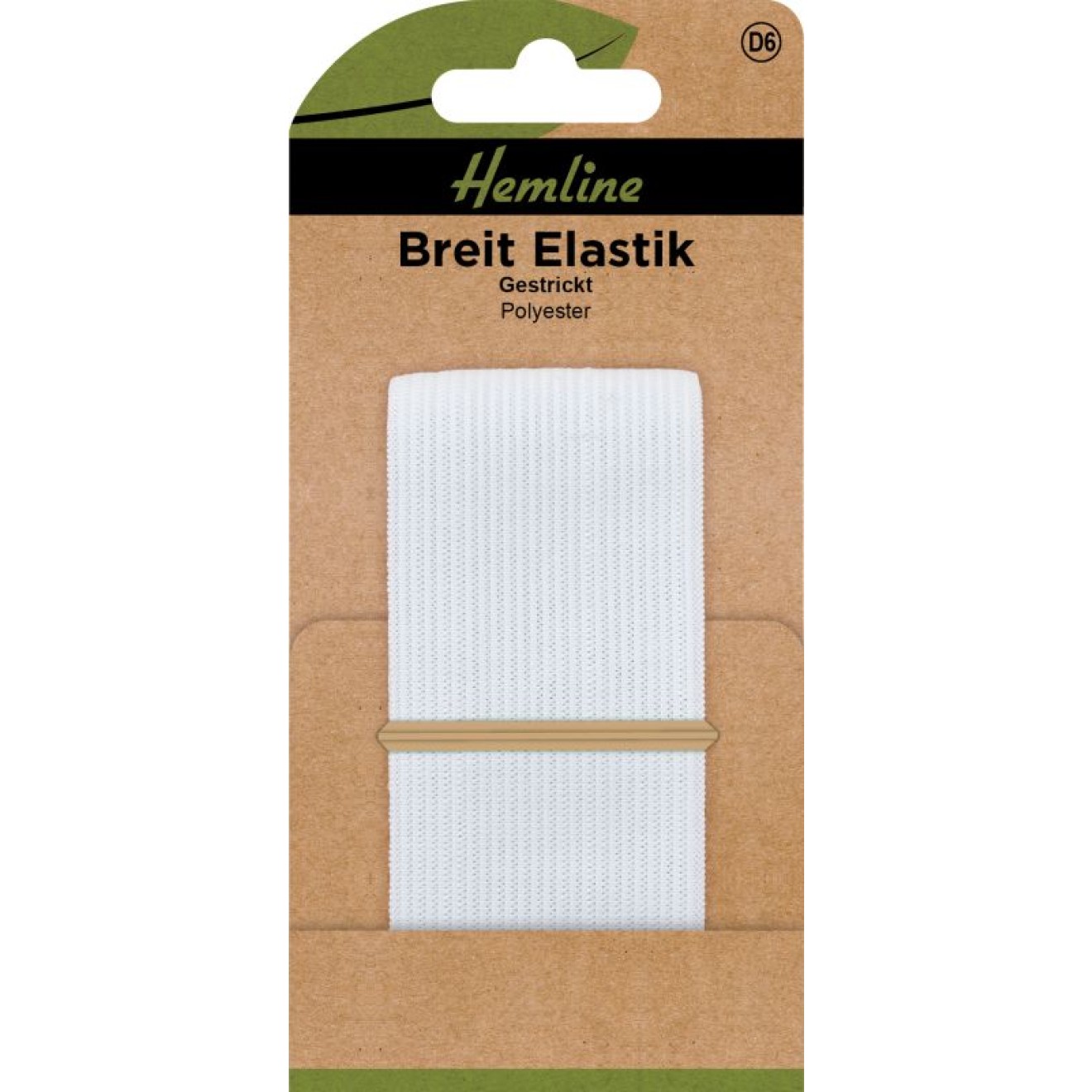 Elastik Band 40 mm x 1 m weiß