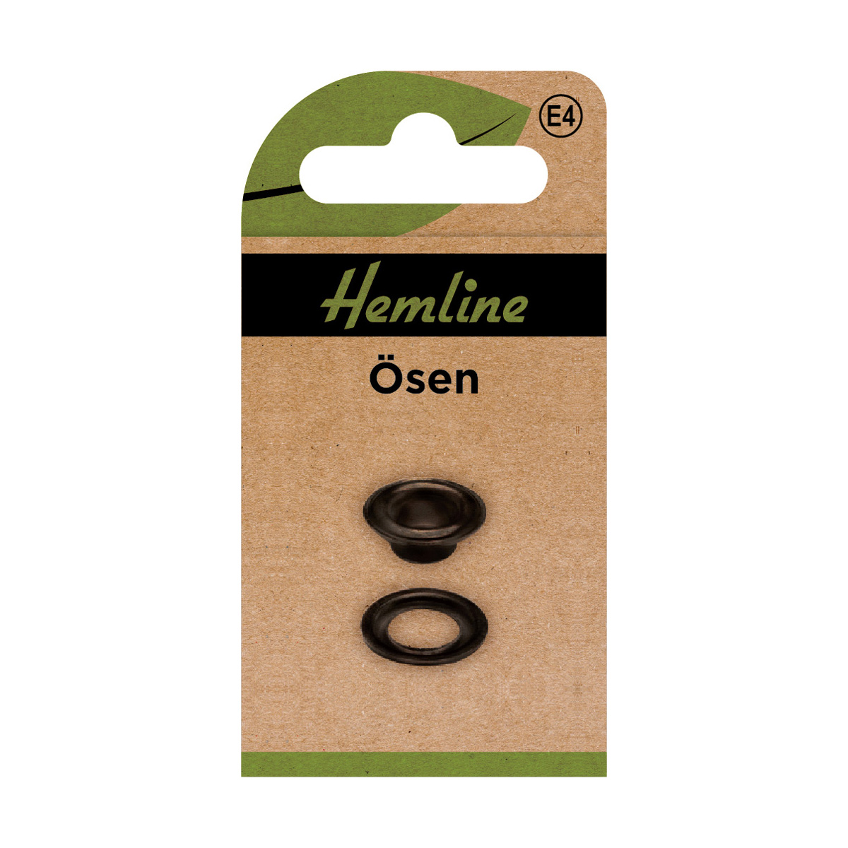 Ösen 8,7 mm schwarz 24 St