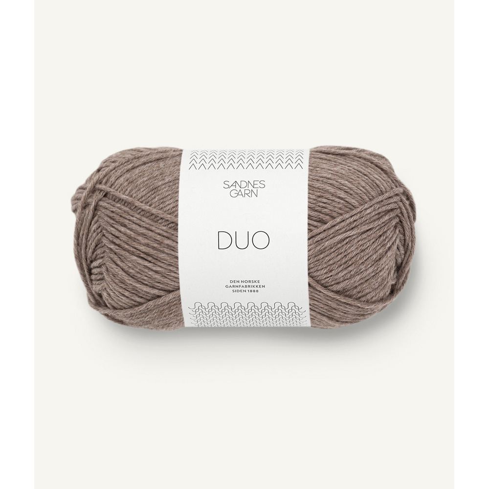 Wolle Sandnes Garn dark beige mottled Sandnes Garn Duo 115m 50g