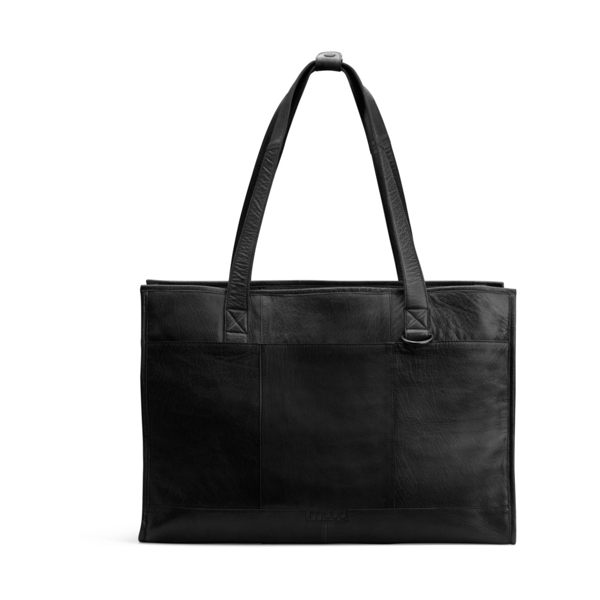 Transporttasche Hunde Leder Clara XL Black
