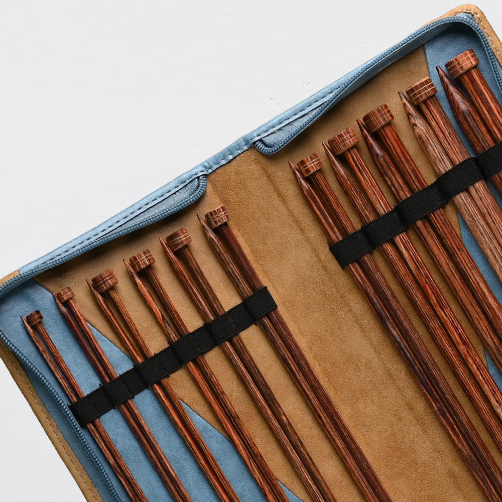 Nadelset Grande Jackenstricknadeln Ginger Holz, 25 cm 3,50 - 12,00 mm