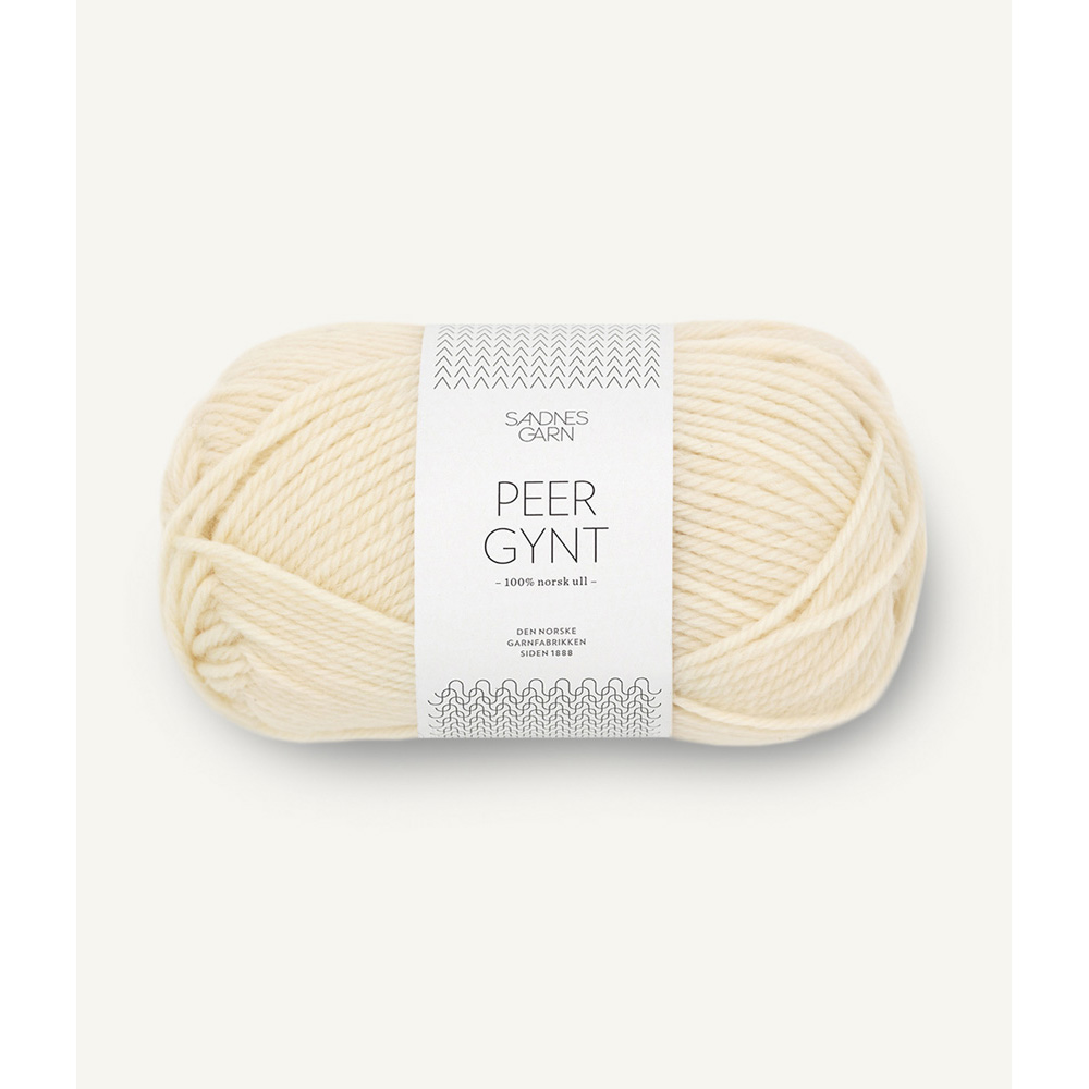 Wolle Sandnes Garn natural Peer Gynt 91m 50g