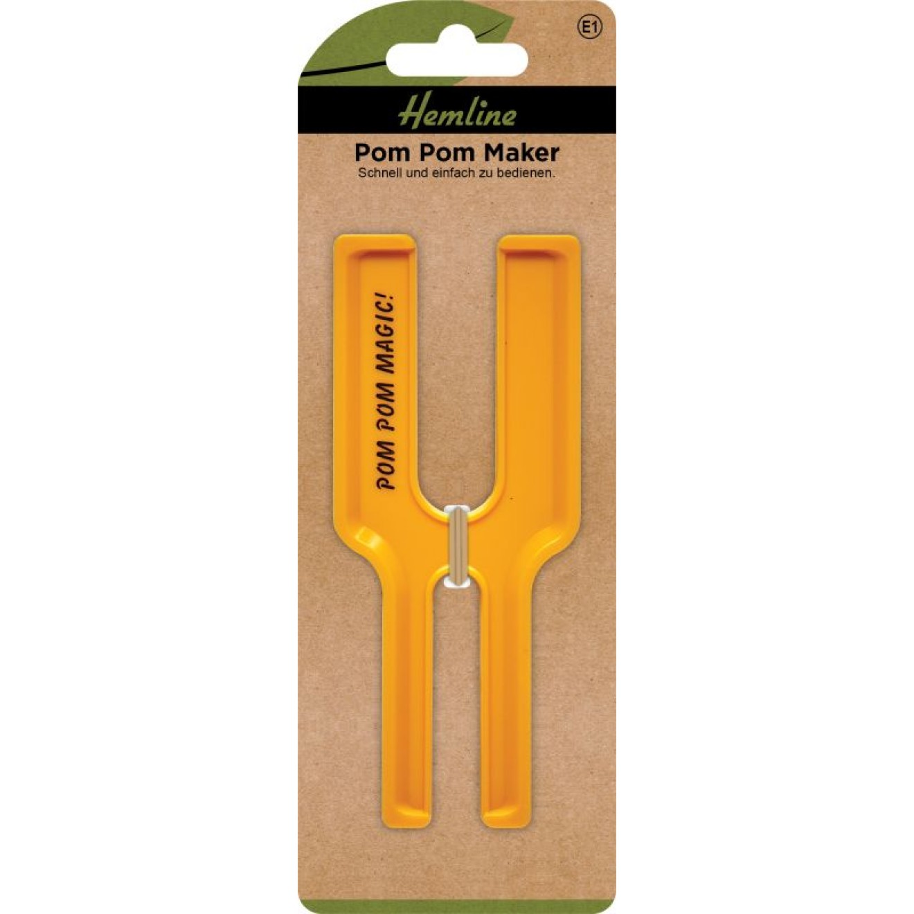Pom Pom Maker gelb  1 St