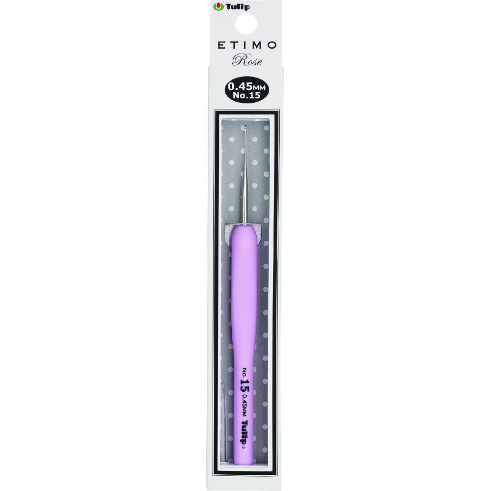 ETIMO Rose Häkelnadel mit Softgriff 1,00 mm 1 St