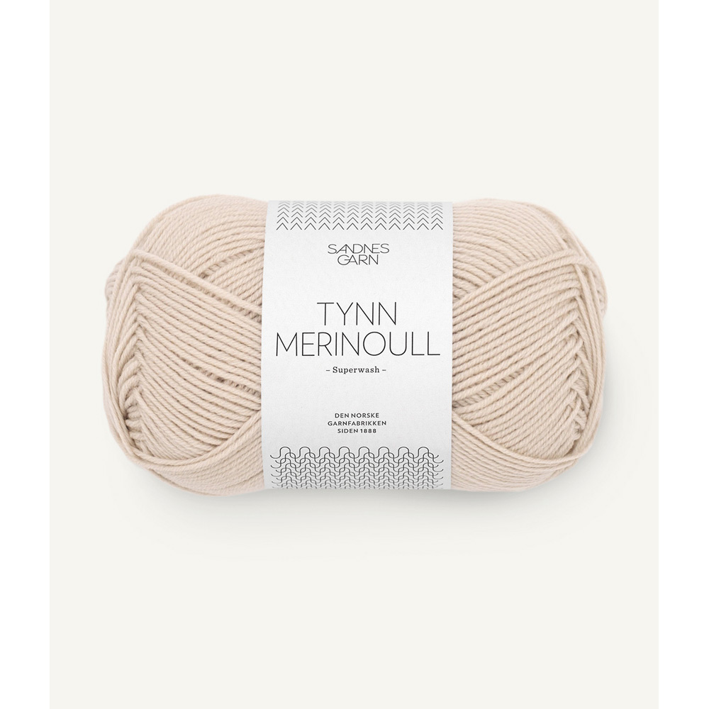 Wolle Sandnes Garn Marsipan Tynn Merinoull 175m 50g