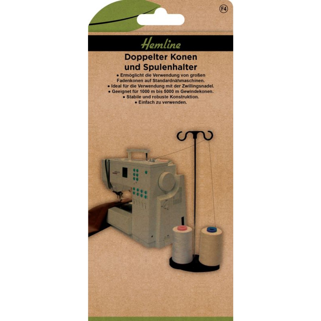 Doppelter Konen und Spulenhalter