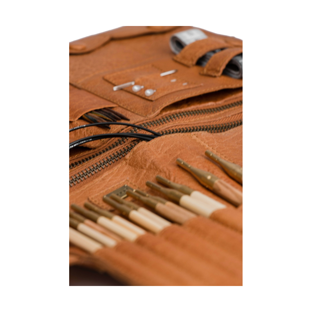 Leder Nadeletui Billie Whisky