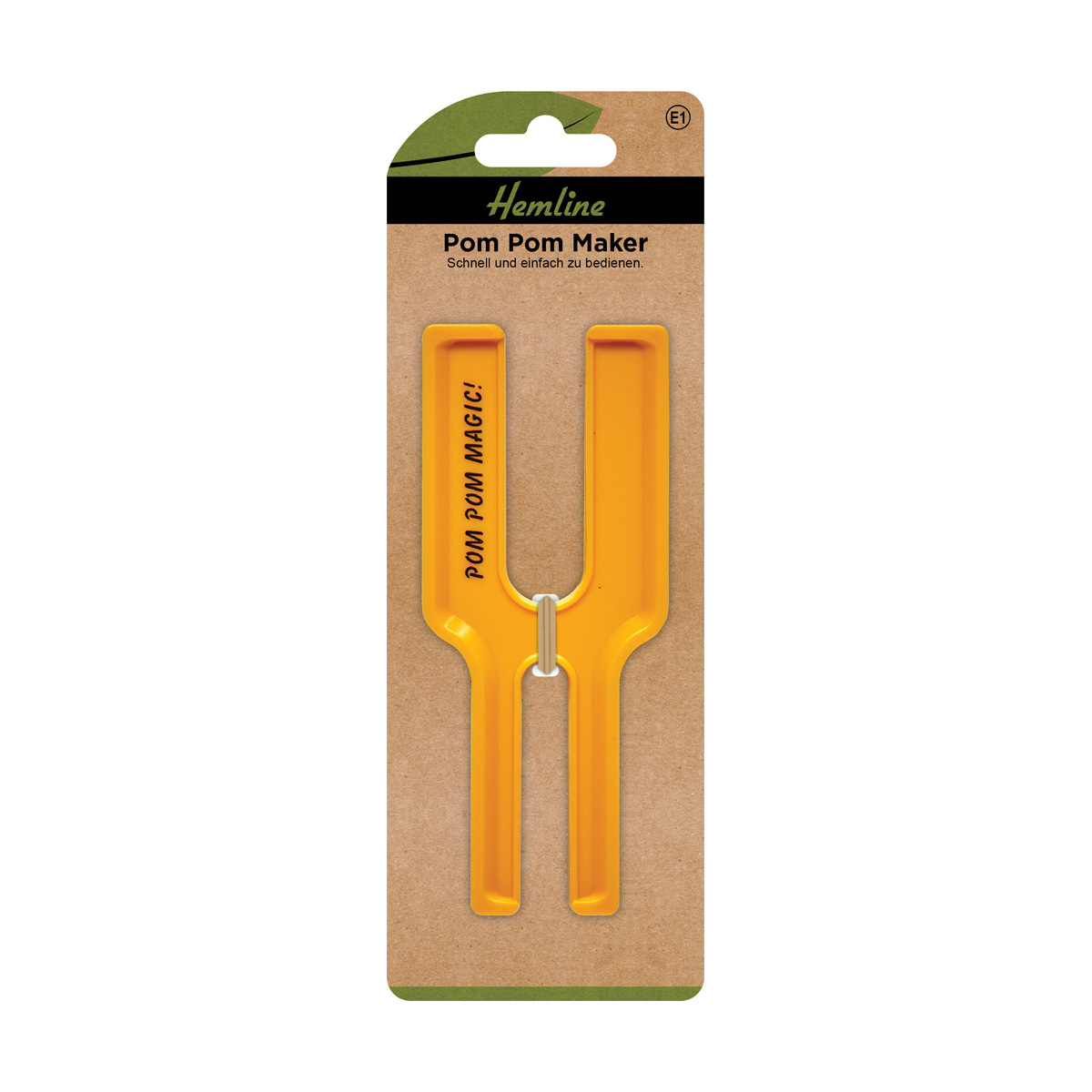 Pom Pom Maker gelb  1 St