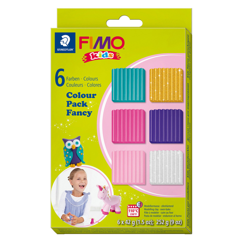 Modelliermasse-Set Fimo kids 6x42g Fancy