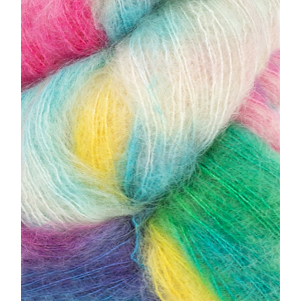 Wolle Sandnes Garn Tutti frutti Tynn Silk Mohair Print 424m 50g