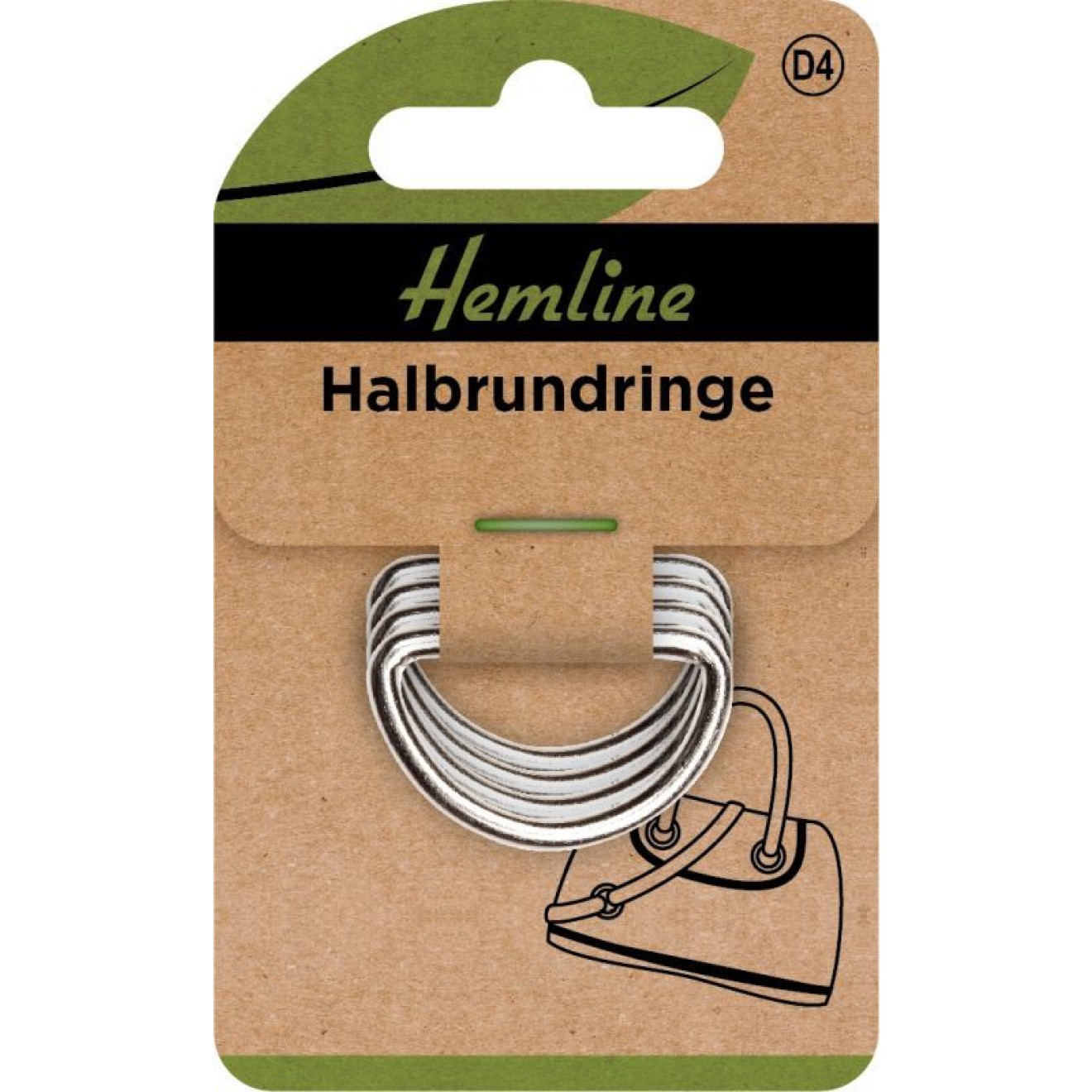 D-Ringe 25 mm silber 4 St