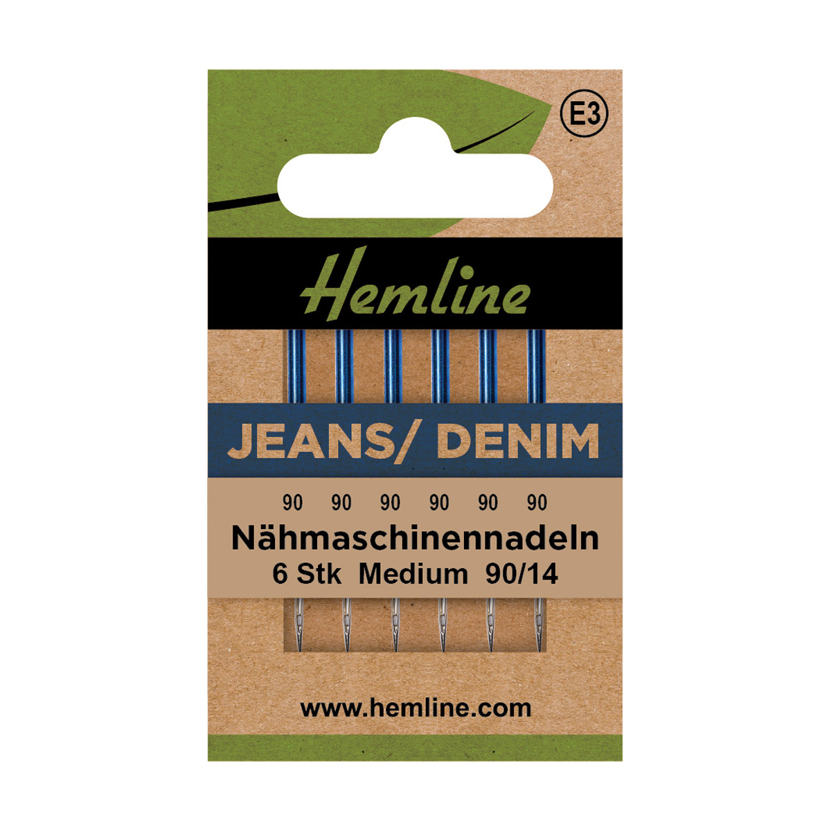 Nähmaschinennadeln Jeans/Denim Medium 90/14