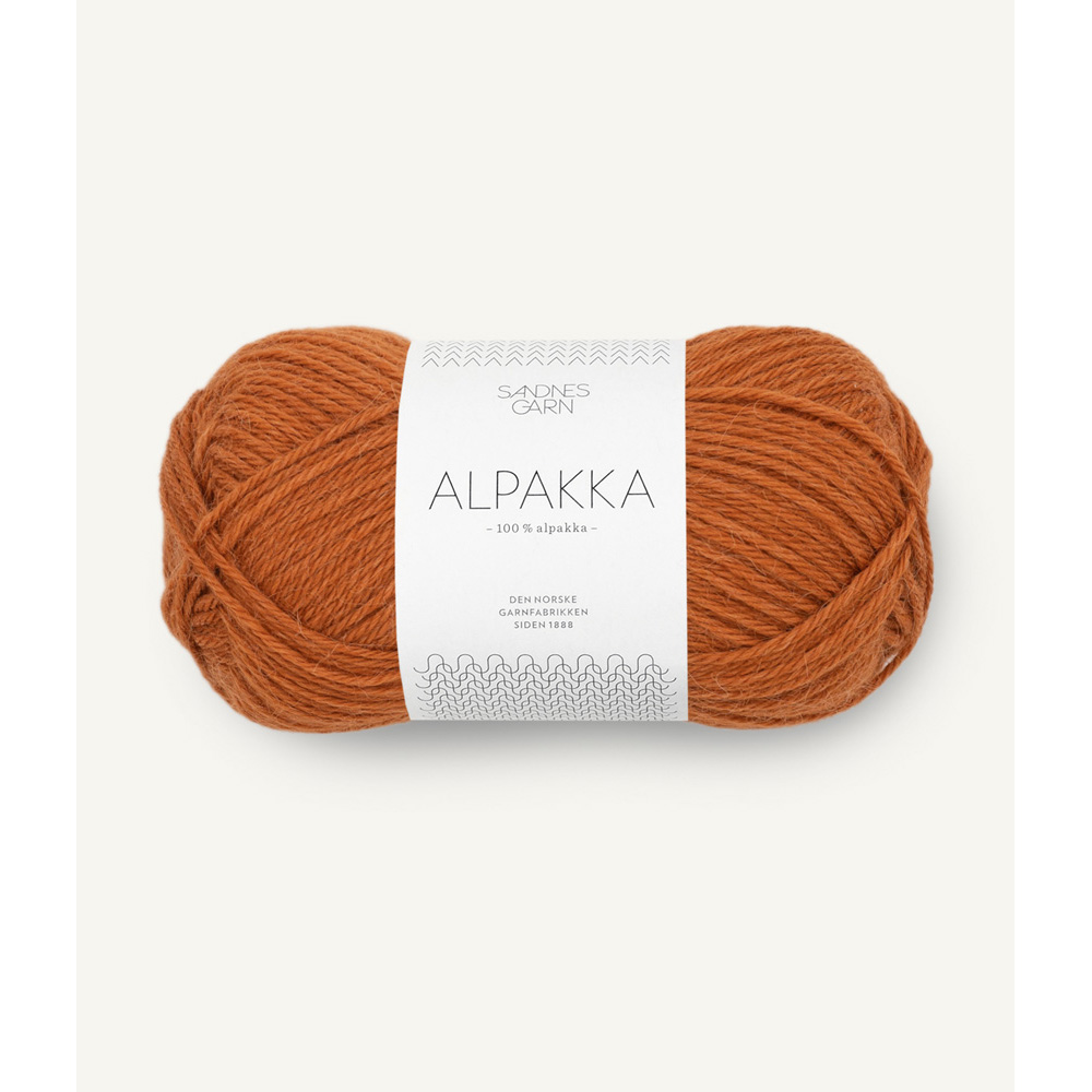 Wolle Sandnes Garn cognac Alpakka 110m 50g