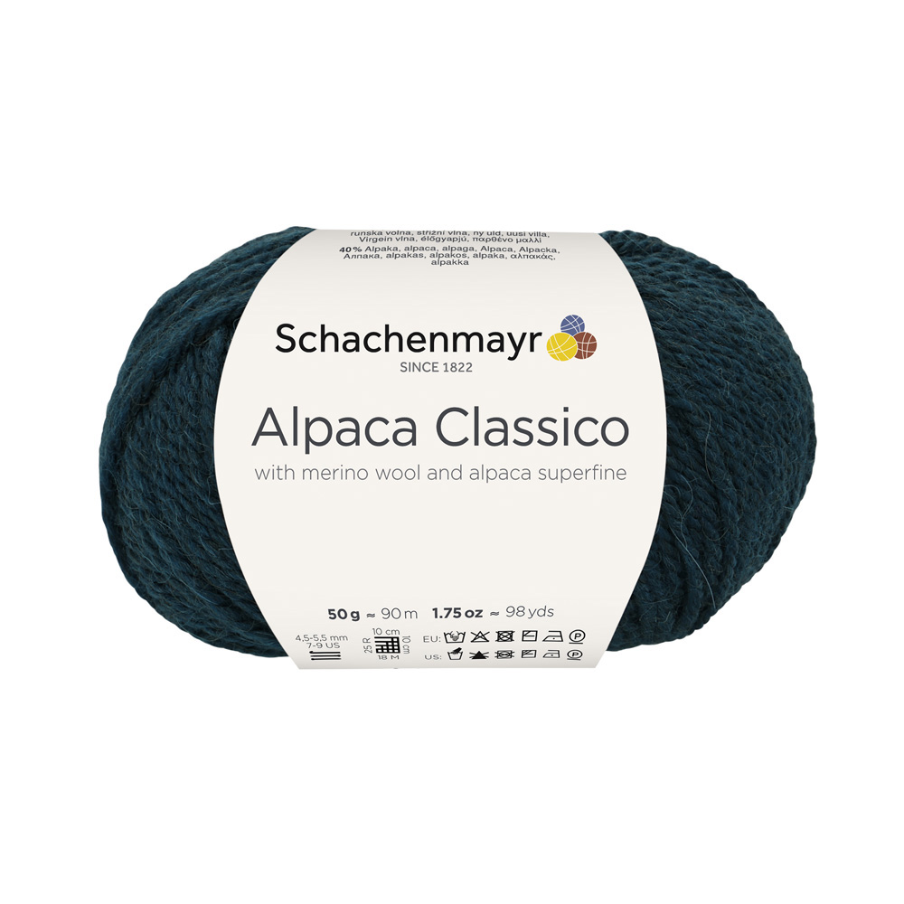 Wolle Schachenmayr teal Alpaca Classico 90m 50g