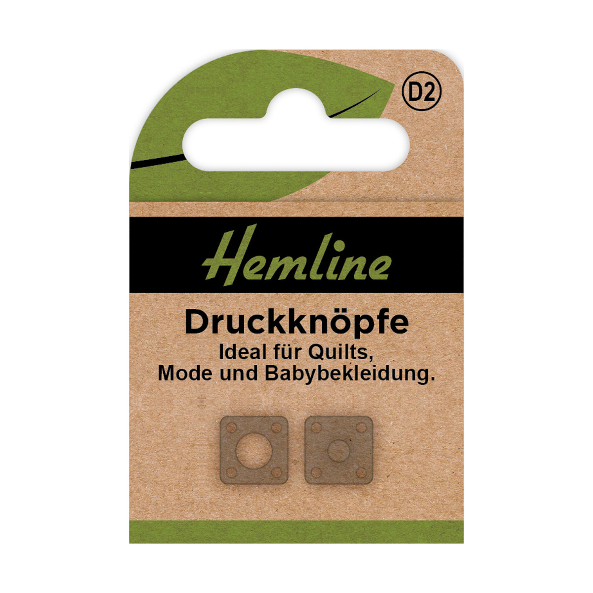 Druckknöpfe 9 mm weiß 15 St