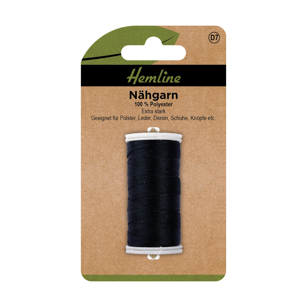 Nähgarn schwarz 100 m