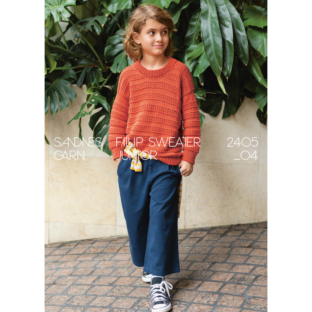 Anleitungsheft 2405 Sommerbarn Einzelanleitung 2405 Nr. 4 - Fillip sweater junior- Deutsch